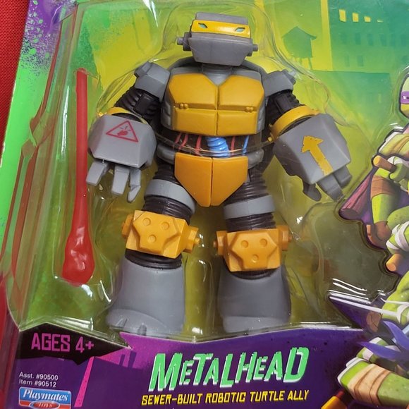 Nickelodean Teenage Mutant Ninja Turtles Metal Head Figure - Picture 1 of 10